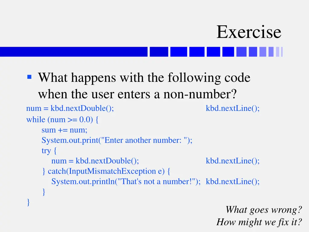 exercise 2