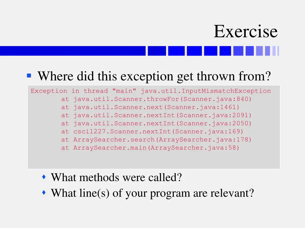 exercise