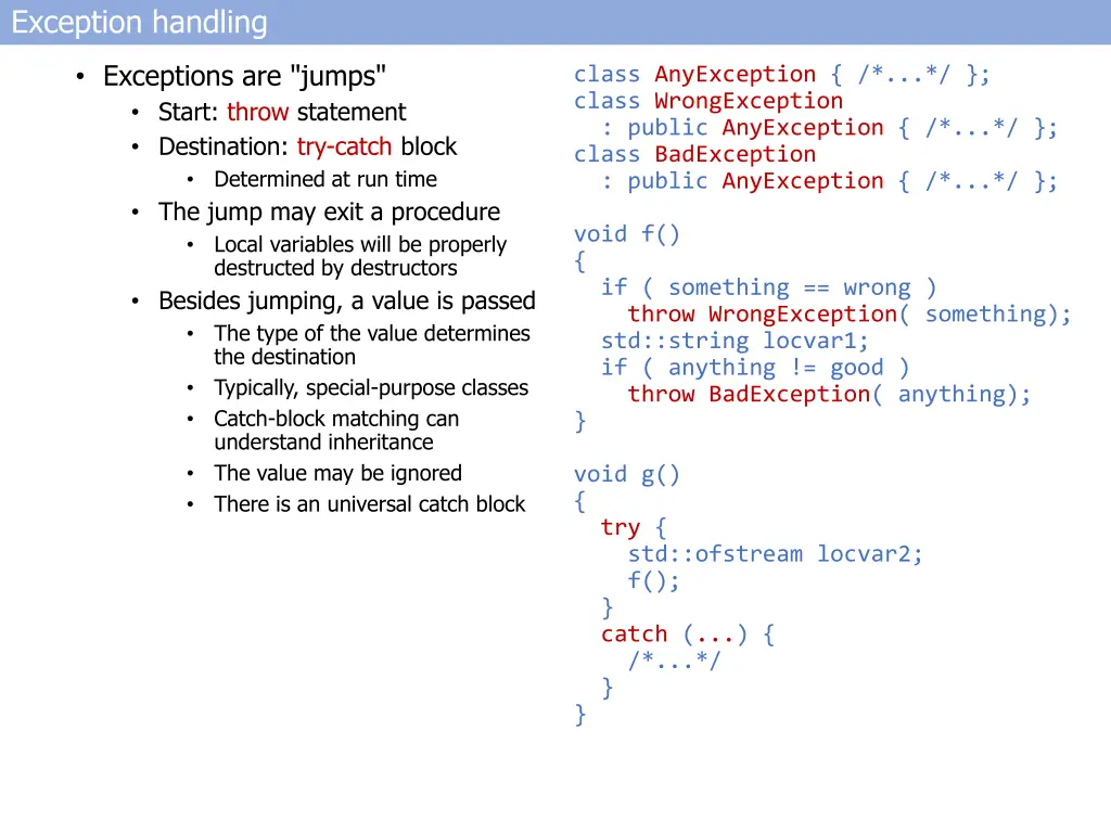 exception handling 3