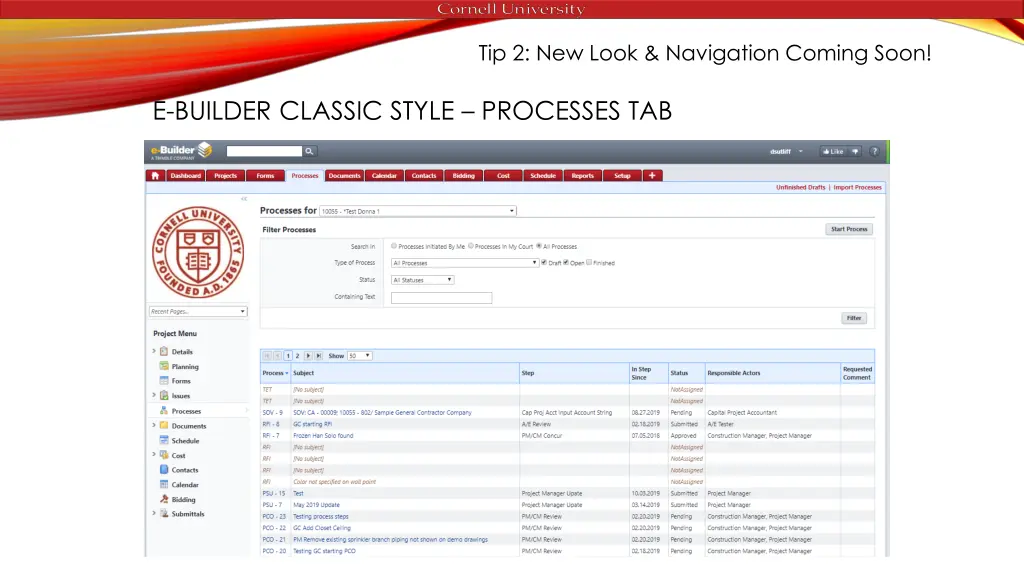 tip 2 new look navigation coming soon 2