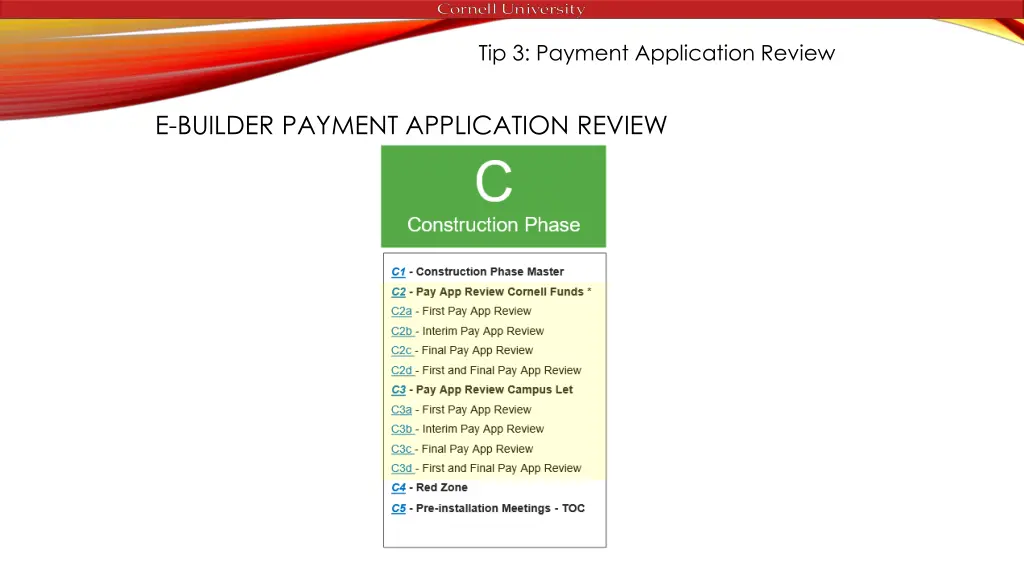 tip 3 payment application review