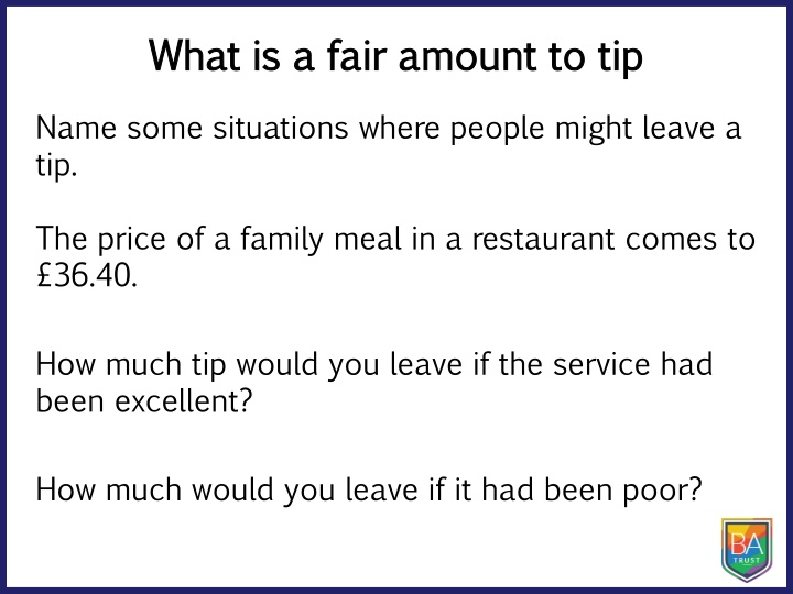 what is a fair amount to tip what is a fair