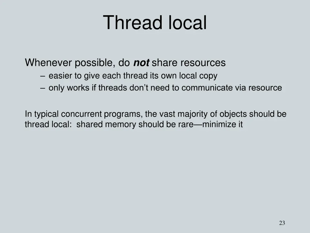 thread local