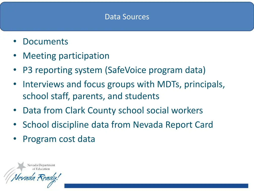 data sources