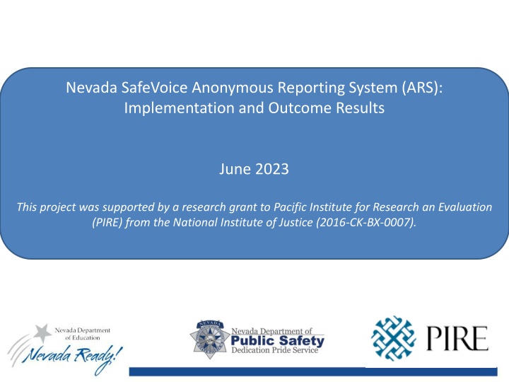 nevada safevoice anonymous reporting system