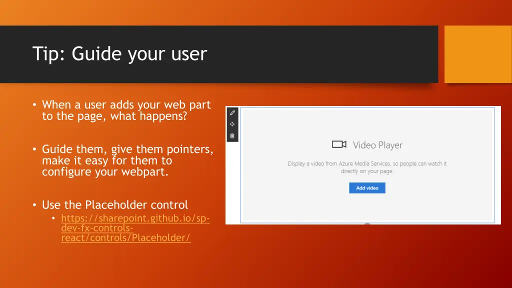 tip guide your user