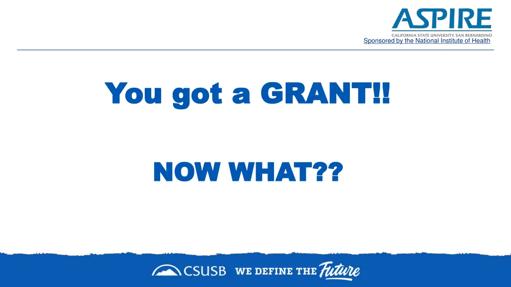 sponsored by the national institute of health 3