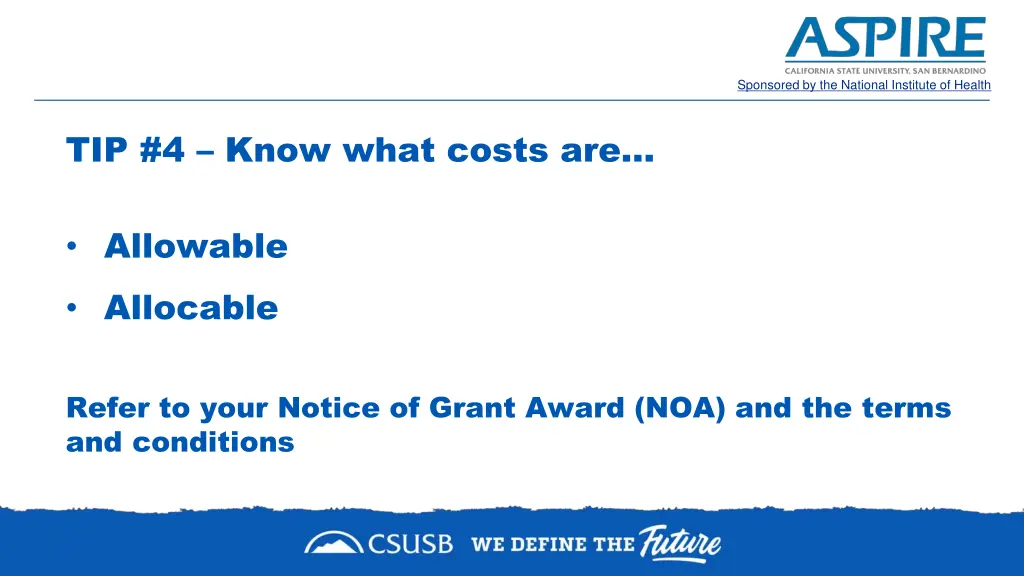 sponsored by the national institute of health 8
