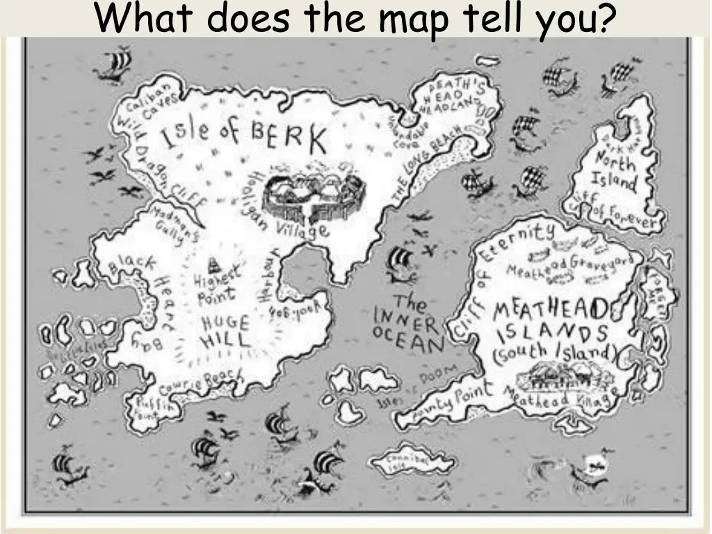 what does the map tell you