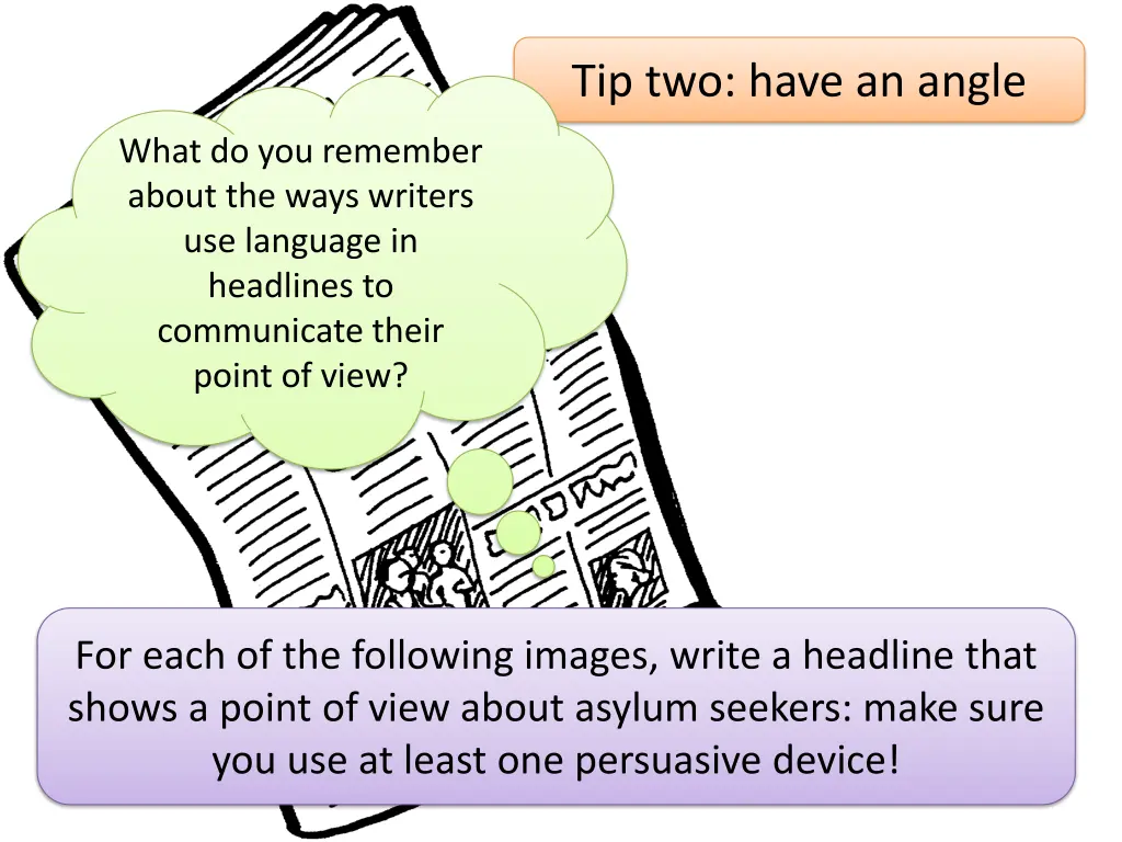 tip two have an angle