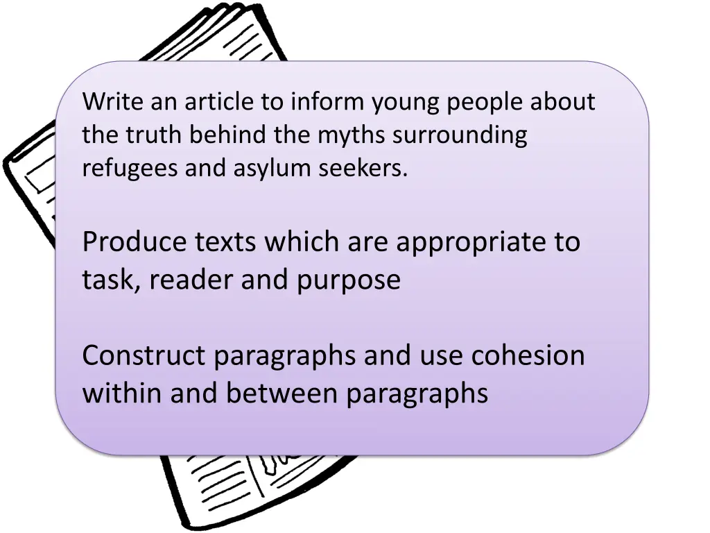 write an article to inform young people about