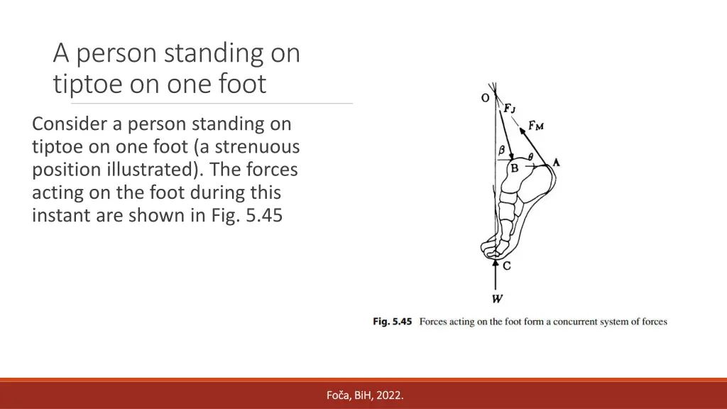 a person standing on tiptoe on one foot