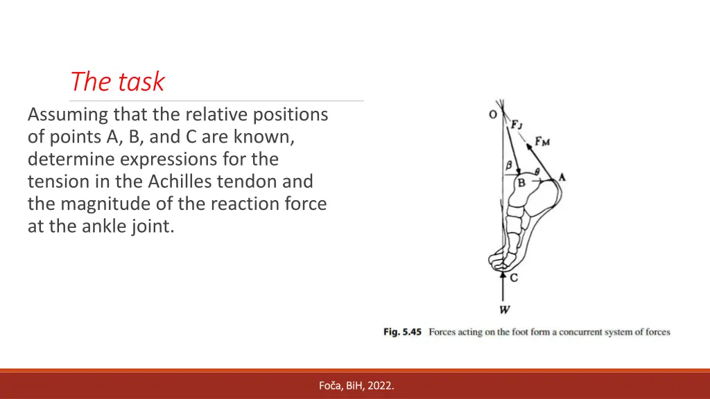 the task assuming that the relative positions