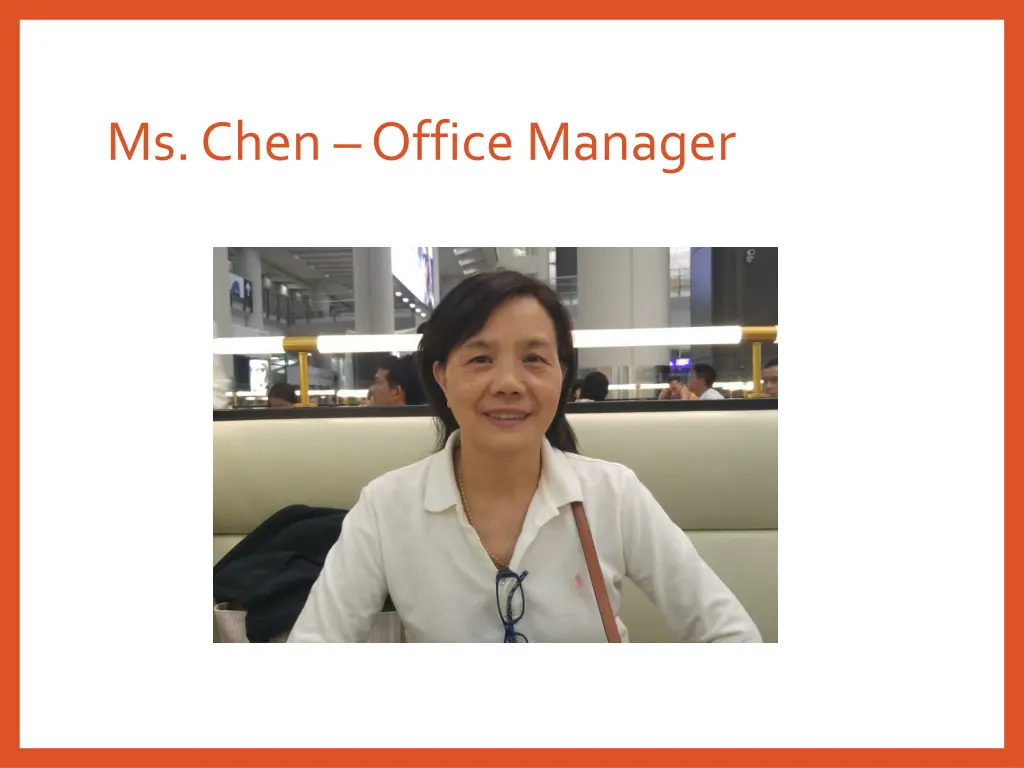 ms chen office manager