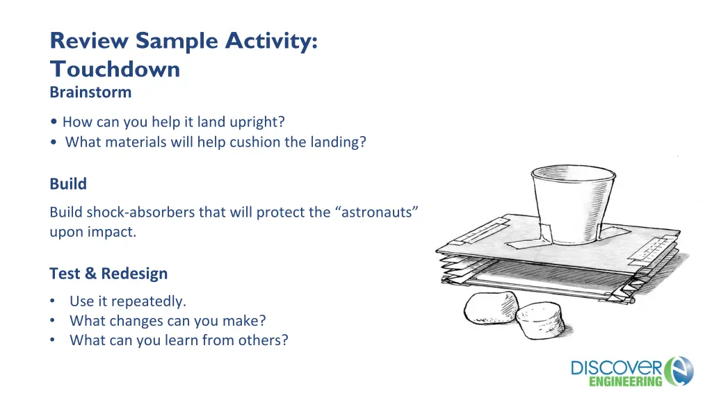 review sample activity touchdown 1