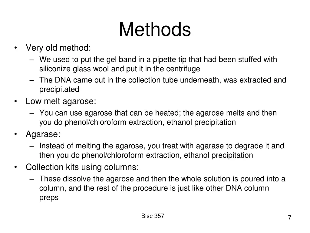 methods