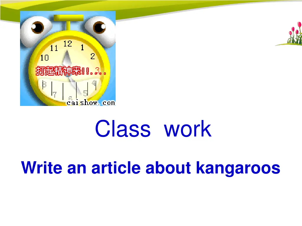 class work