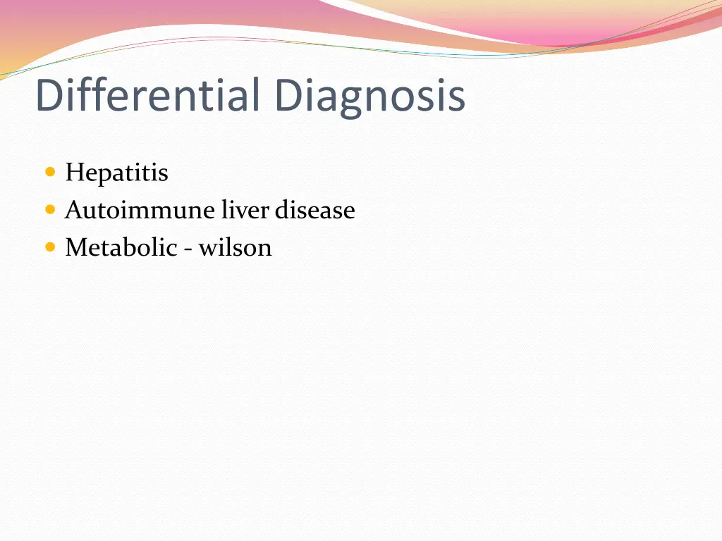 differential diagnosis