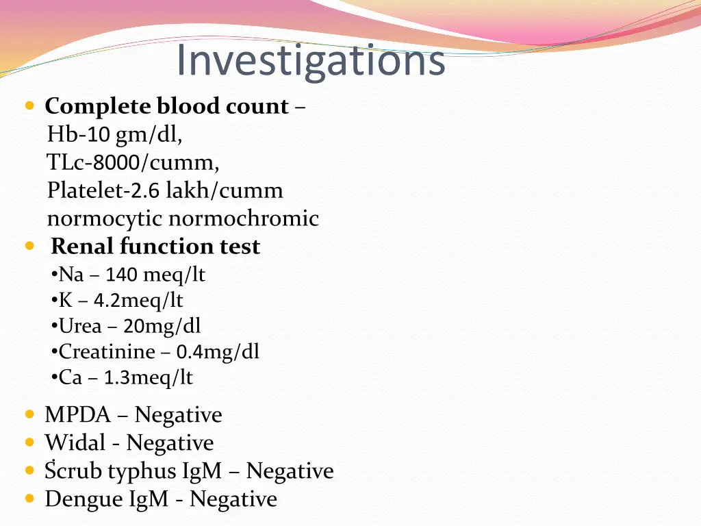 investigations