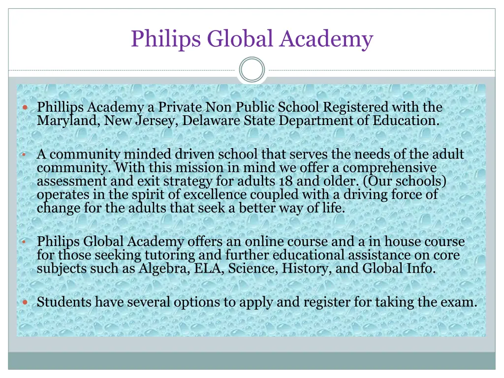 philips global academy