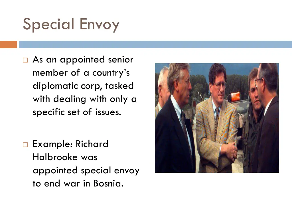 special envoy