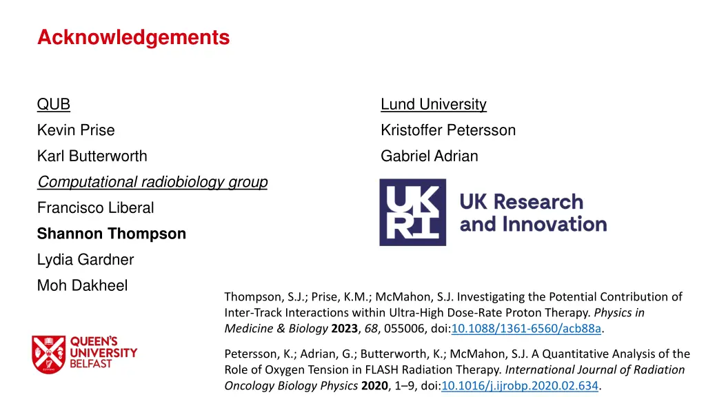 acknowledgements