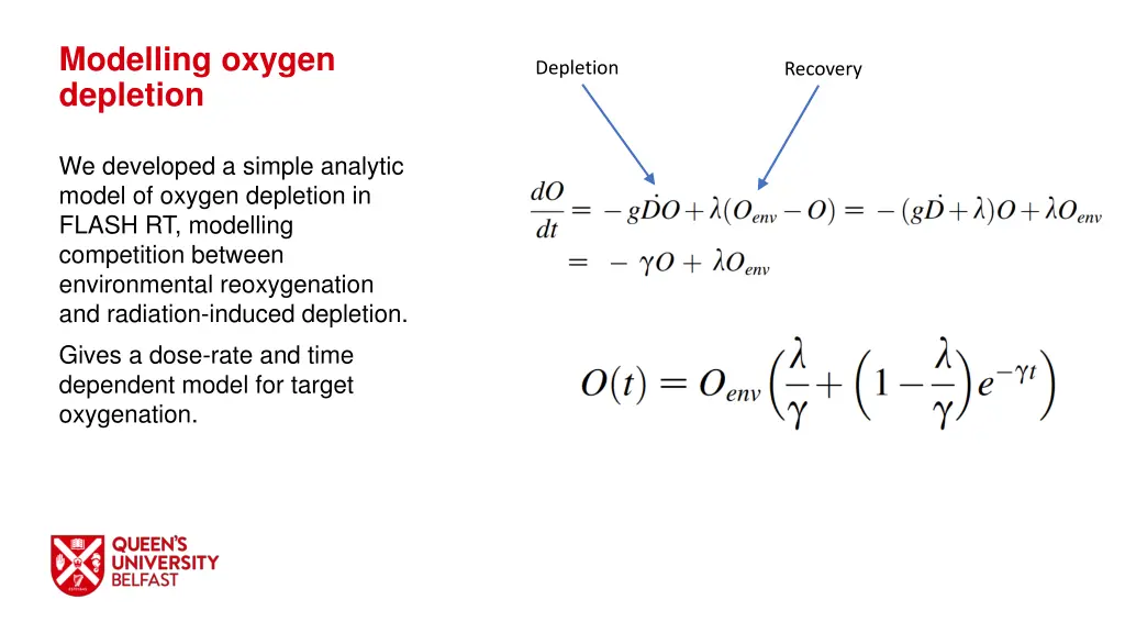 modelling oxygen depletion