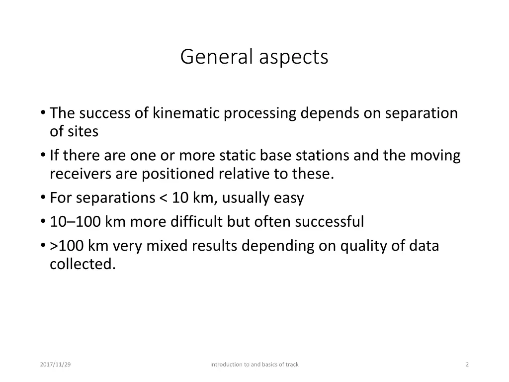 general aspects