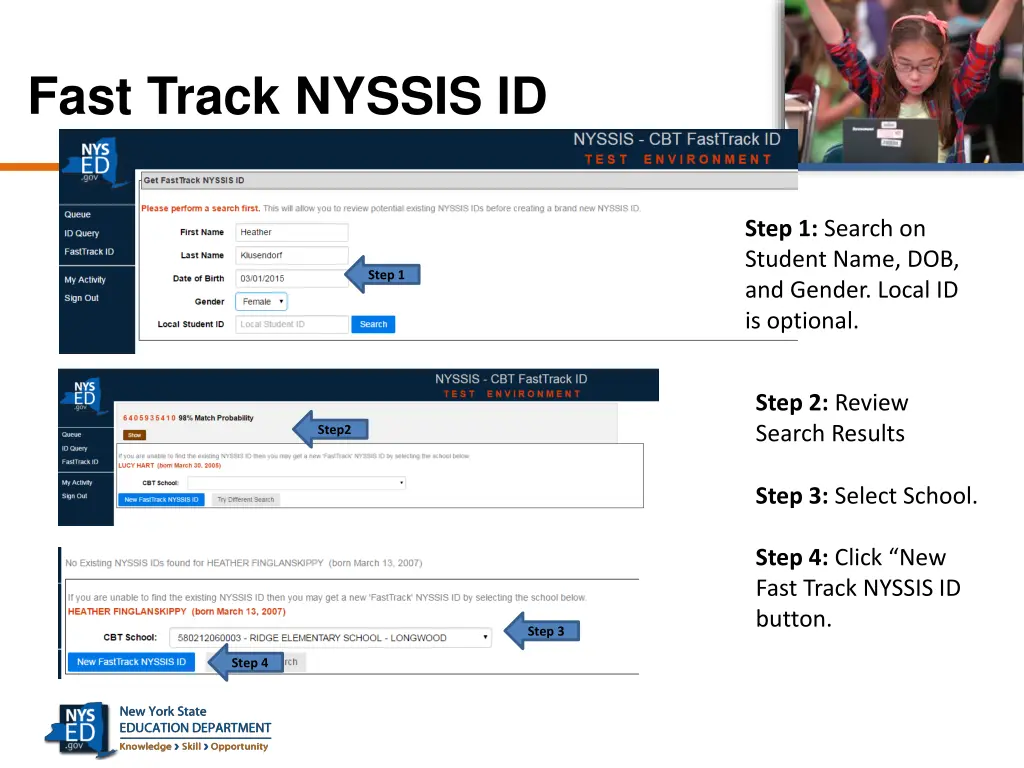 fast track nyssis id 4