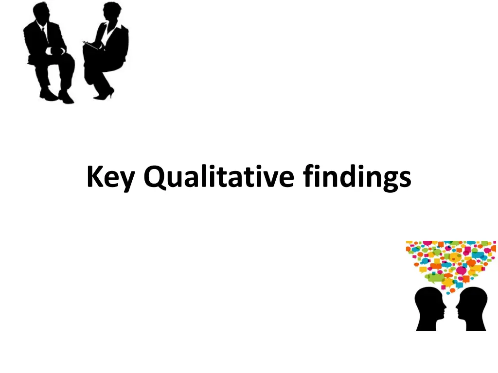 key qualitative findings