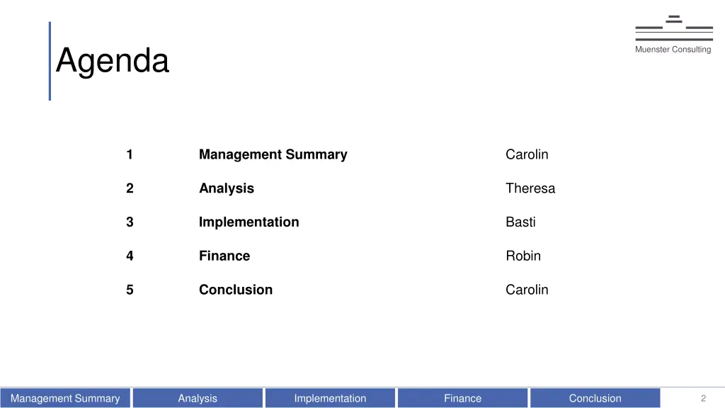 agenda
