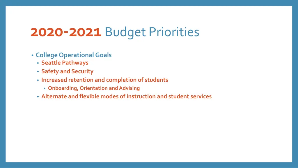 2020 2021 budget priorities 1