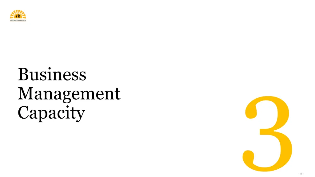 business management capacity