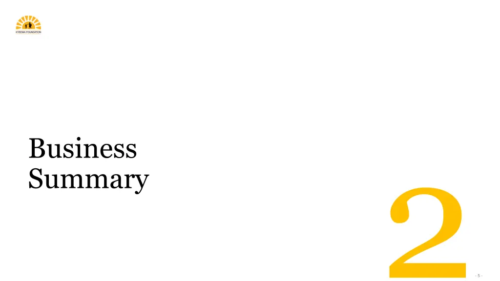 business summary