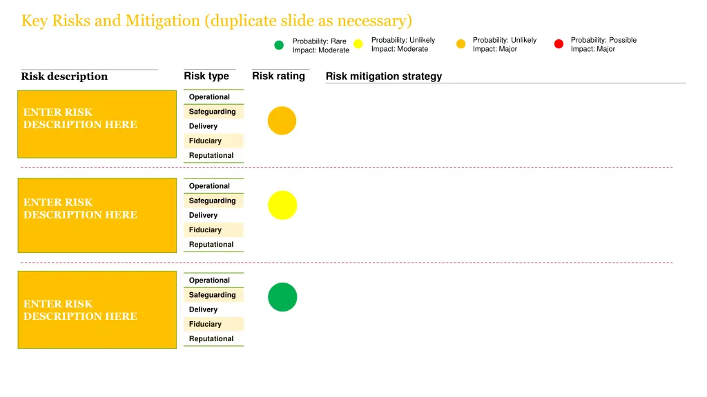 key risks and mitigation duplicate slide