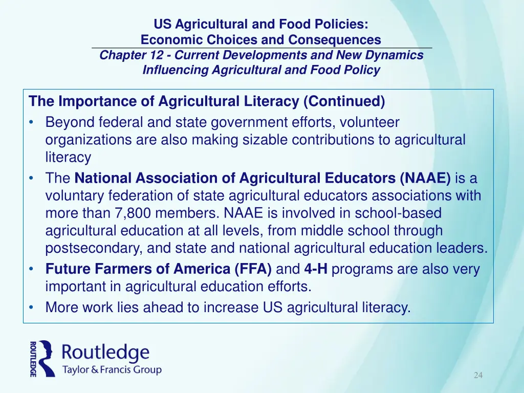 us agricultural and food policies economic 23