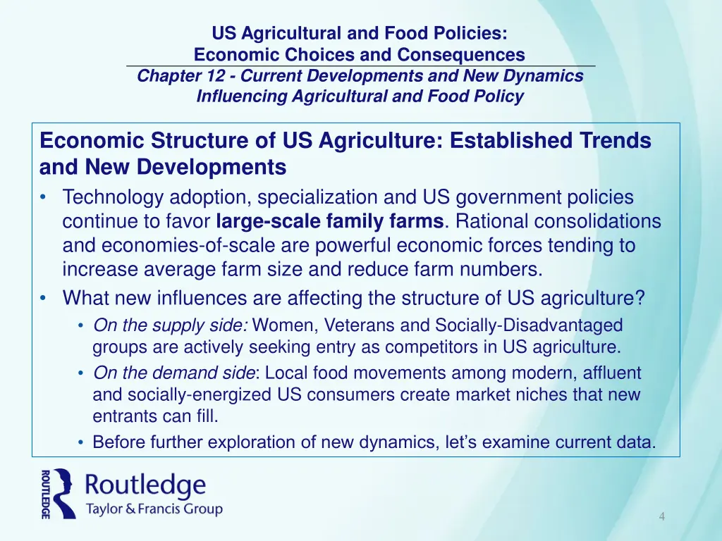 us agricultural and food policies economic 3