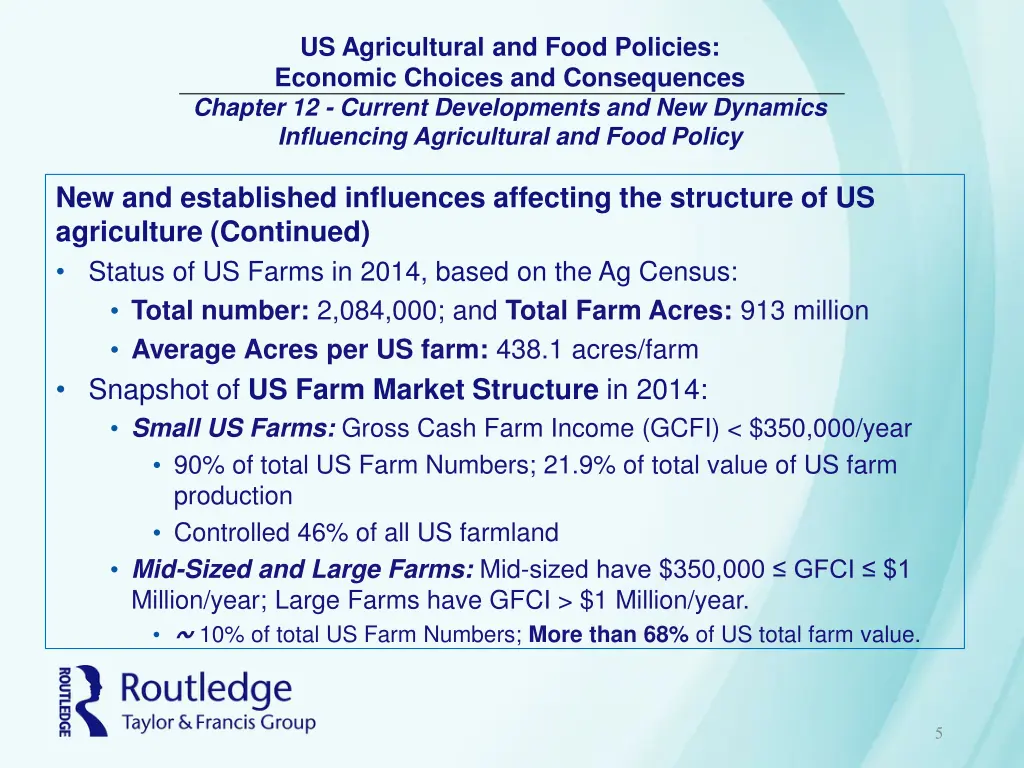 us agricultural and food policies economic 4