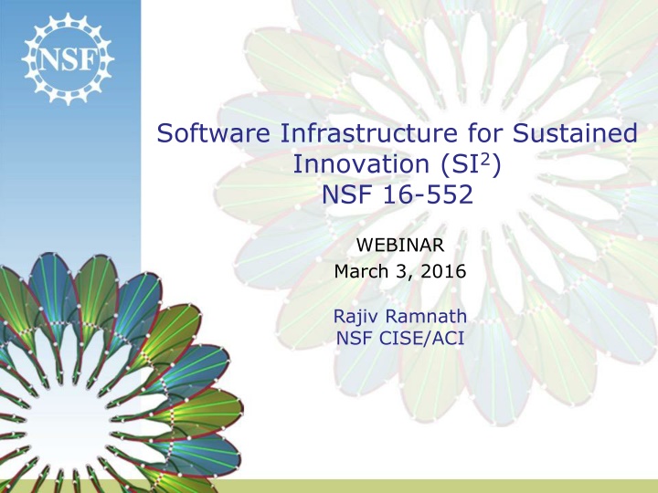 software infrastructure for sustained innovation
