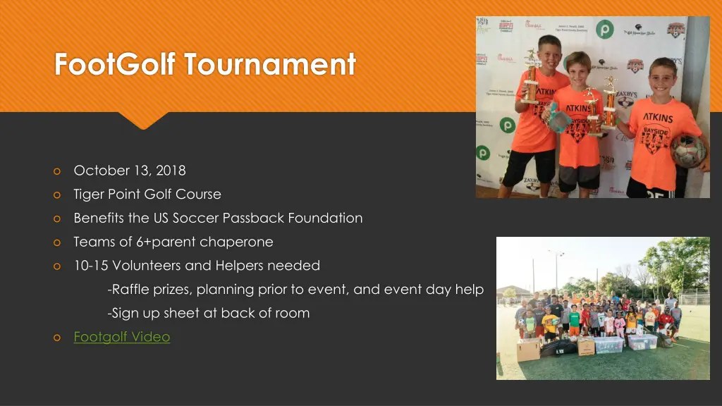 footgolf tournament