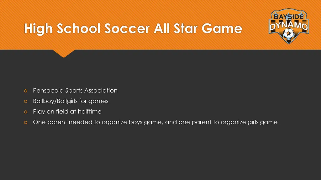 high school soccer all star game