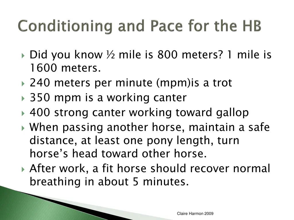 did you know mile is 800 meters 1 mile is 1600
