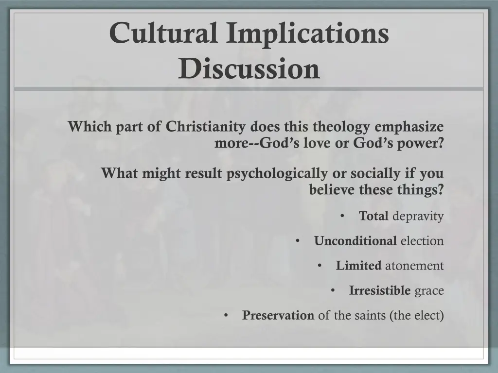 cultural implications discussion