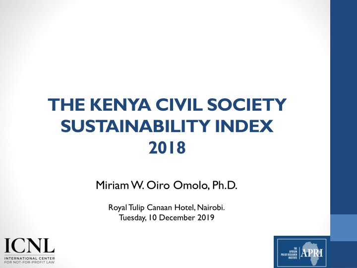 the kenya civil society sustainability index 2018