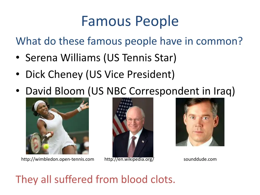 famous people