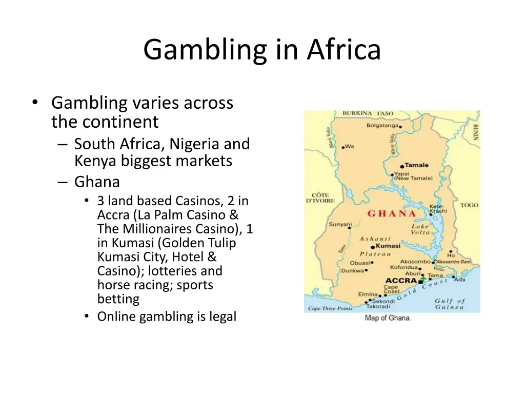 gambling in africa