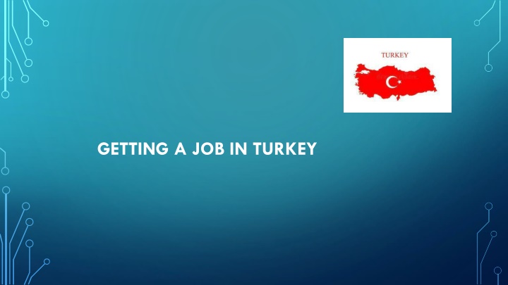 getting a job in turkey