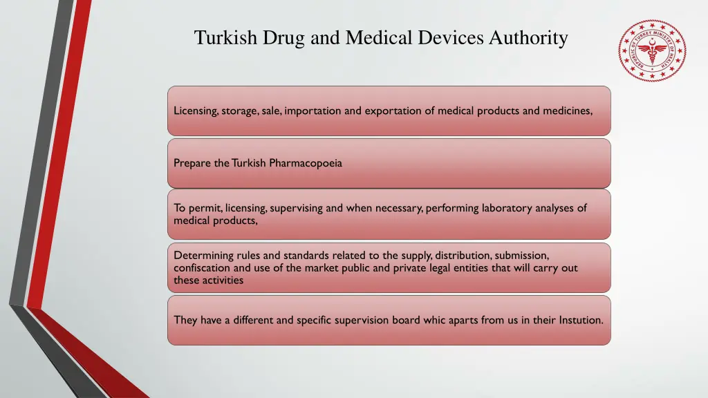 turkish drug and medical devices authority