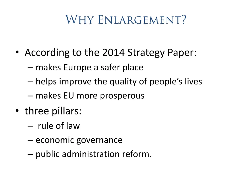 according to the 2014 strategy paper makes europe