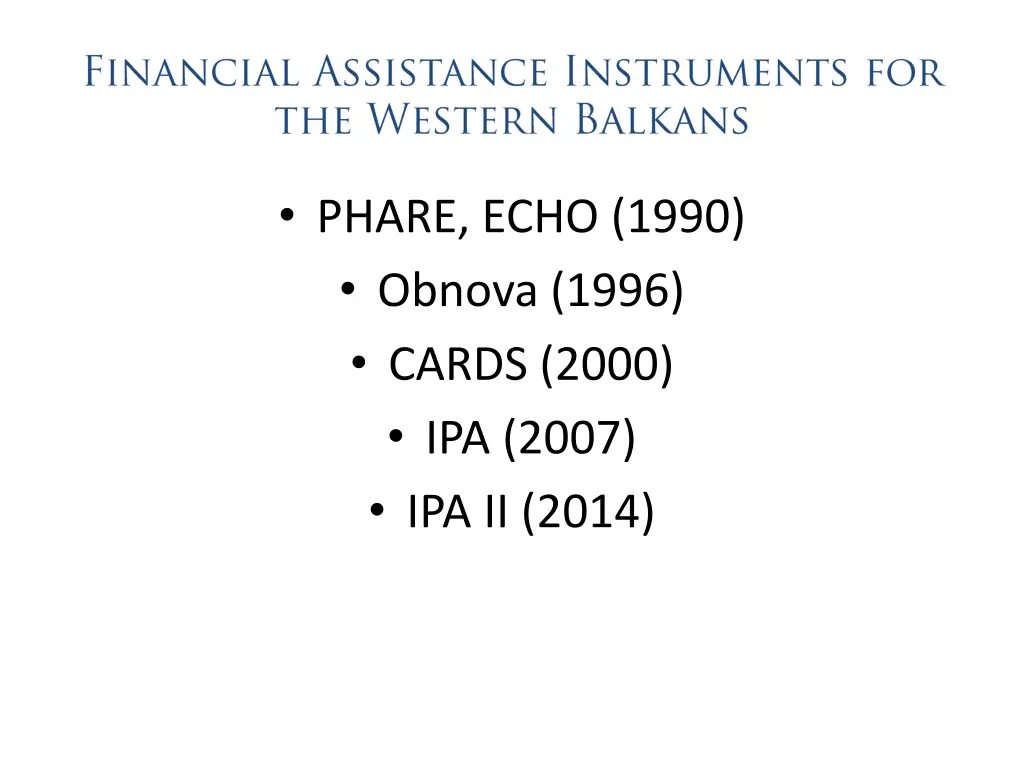 phare echo 1990 obnova 1996 cards 2000 ipa 2007